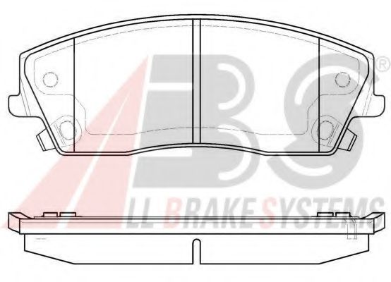 Тормозные колодки A.B.S. 37609