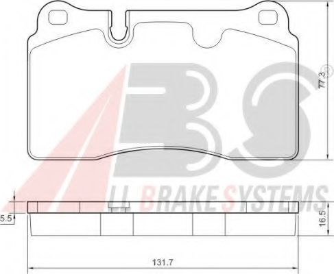 Тормозные колодки A.B.S. 37614