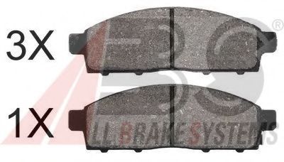 Тормозные колодки A.B.S. 37624