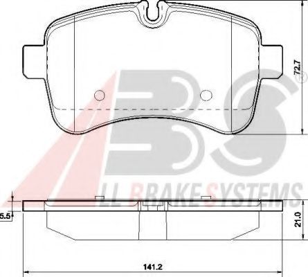 Тормозные колодки A.B.S. 37630