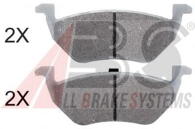 Тормозные колодки A.B.S. 37674