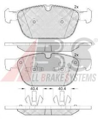 Тормозные колодки A.B.S. 37750