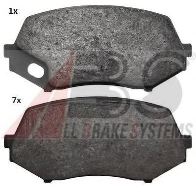 Тормозные колодки A.B.S. 37771