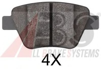 Тормозные колодки A.B.S. 37784