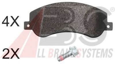 Тормозные колодки A.B.S. 37793