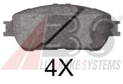 Тормозные колодки A.B.S. 37822