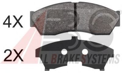 Тормозные колодки A.B.S. 37849