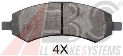 Тормозные колодки A.B.S. 37861