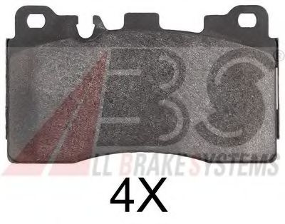 Тормозные колодки A.B.S. 37867