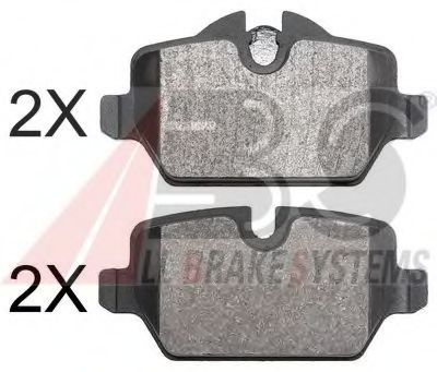 Тормозные колодки A.B.S. 37883