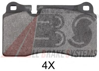 Тормозные колодки A.B.S. 37895