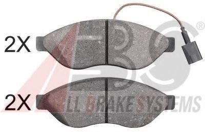 Тормозные колодки A.B.S. 37907