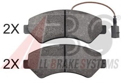 Тормозные колодки A.B.S. 37908