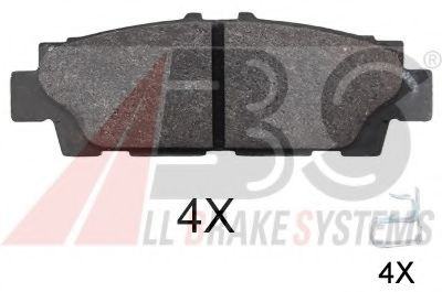 Тормозные колодки A.B.S. 37913