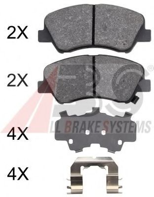 Тормозные колодки A.B.S. 37916