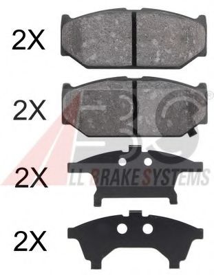 Тормозные колодки A.B.S. 37919