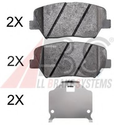 Тормозные колодки A.B.S. 37951