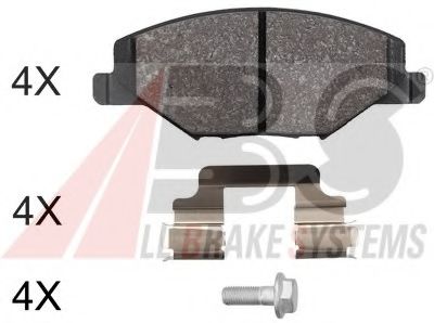 Тормозные колодки A.B.S. 37957