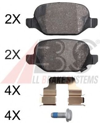 Тормозные колодки A.B.S. 37968
