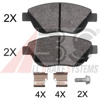 Тормозные колодки A.B.S. 37970