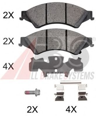 Тормозные колодки A.B.S. 37973