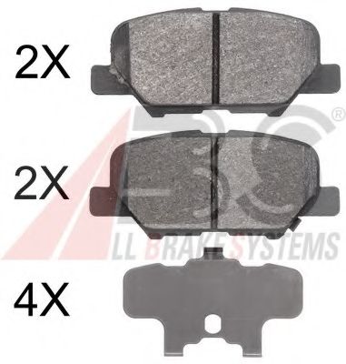 Тормозные колодки A.B.S. 37975