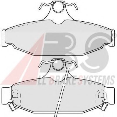 Тормозные колодки A.B.S. 38413