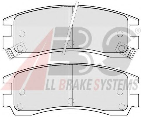 Тормозные колодки A.B.S. 38508
