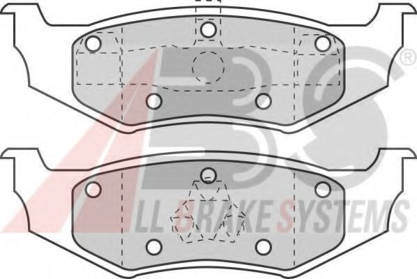 Тормозные колодки A.B.S. 38641