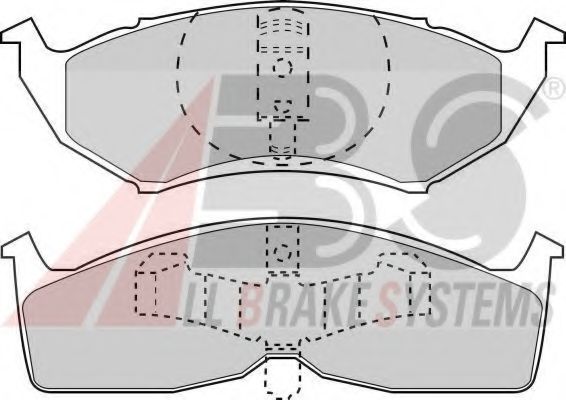 Тормозные колодки A.B.S. 38730
