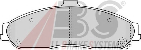 Тормозные колодки A.B.S. 38731