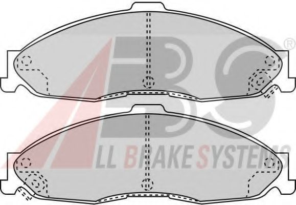 Тормозные колодки A.B.S. 38749