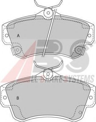 Тормозные колодки A.B.S. 38841