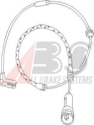 Датчик износа тормозных колодок A.B.S. 39605