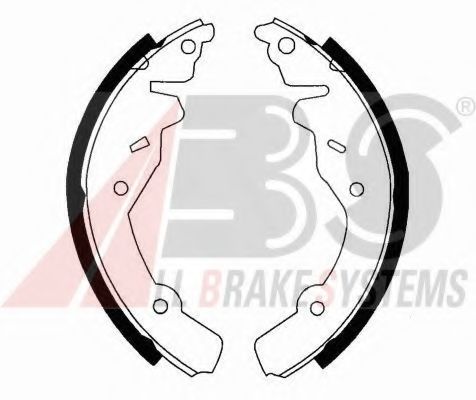 Тормозные колодки барабанные A.B.S. 40520