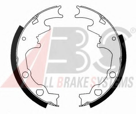 Тормозные колодки барабанные A.B.S. 40569