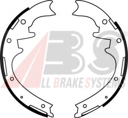 Тормозные колодки барабанные A.B.S. 40705