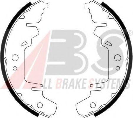 Тормозные колодки барабанные A.B.S. 40714