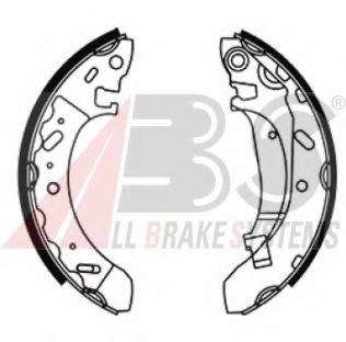 Тормозные колодки барабанные A.B.S. 40716