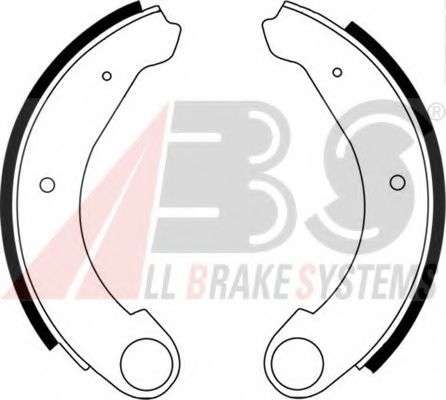 Тормозные колодки барабанные A.B.S. 8402