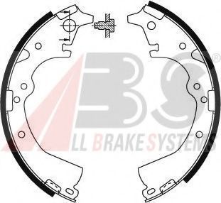 Тормозные колодки барабанные A.B.S. 8580