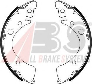 Тормозные колодки барабанные A.B.S. 8651