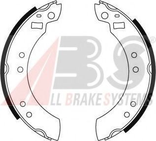 Тормозные колодки барабанные A.B.S. 8742