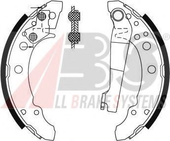 Тормозные колодки барабанные A.B.S. 8772