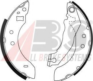 Тормозные колодки барабанные A.B.S. 8793