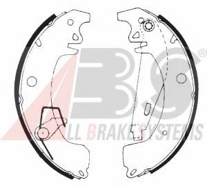 Тормозные колодки барабанные A.B.S. 8874