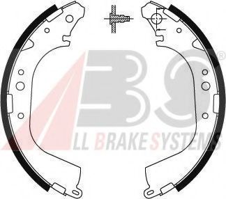 Тормозные колодки барабанные A.B.S. 8881