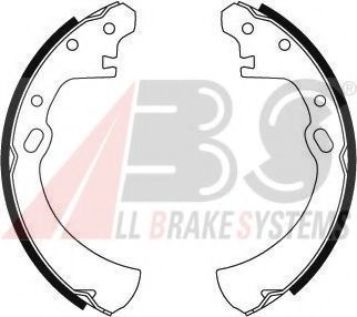 Тормозные колодки барабанные A.B.S. 8891