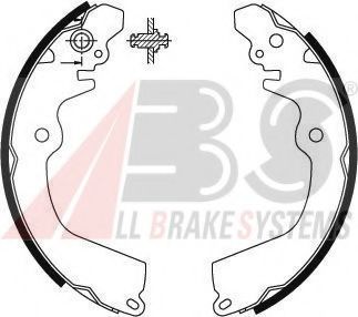 Тормозные колодки барабанные A.B.S. 8903