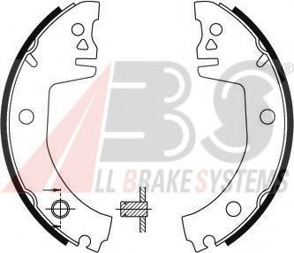Тормозные колодки барабанные A.B.S. 8911